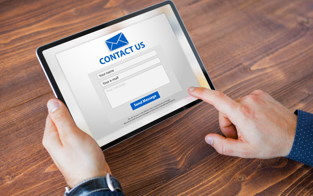 Strong Website Designs use Contact Forms